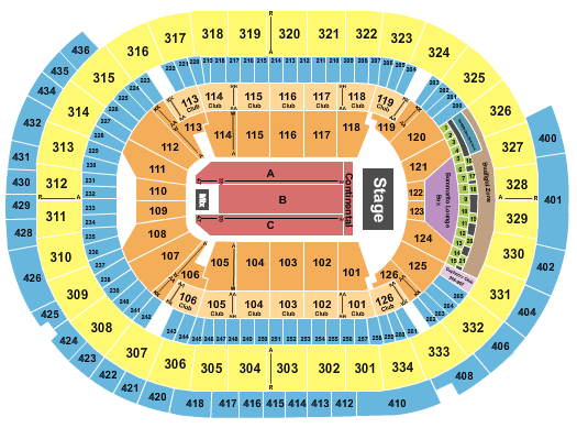 Enterprise Center Zac Brown Band Seating Chart